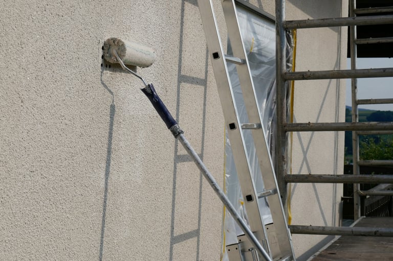Garage door painting