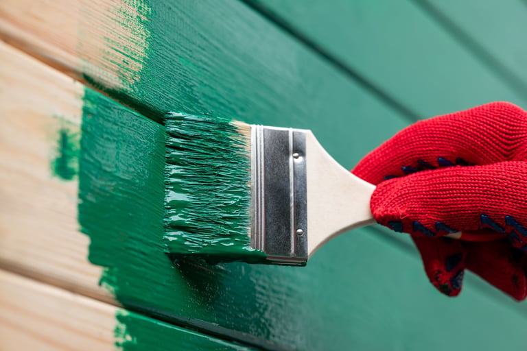 Wood siding restoration